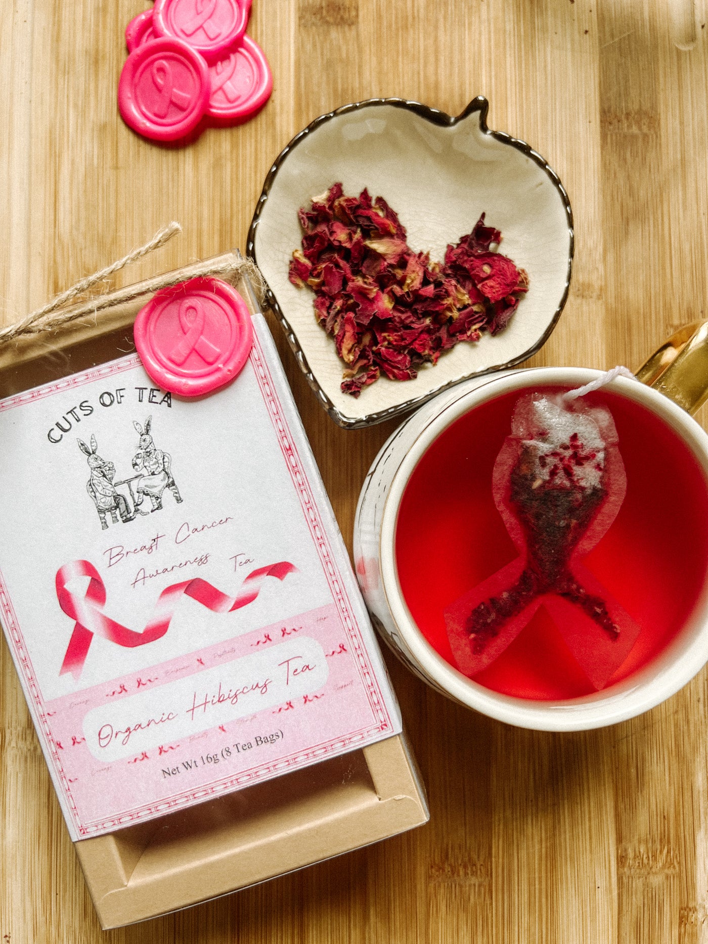 🌸 Limited Edition Breast Cancer Awareness Tea Box