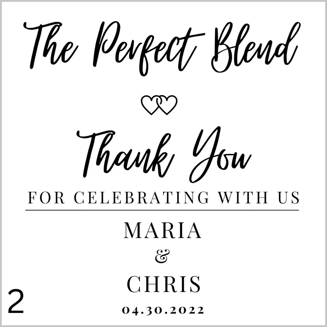 Bridal Shower Favor Tea Bags | Bridal TAG |