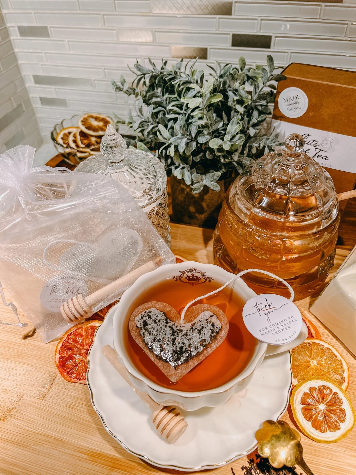 Bridal Shower Favor Tea Bags | Bridal TAG |