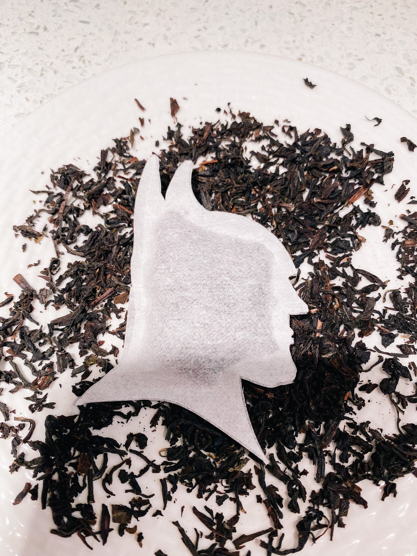 Batman Shaped Tea Bags