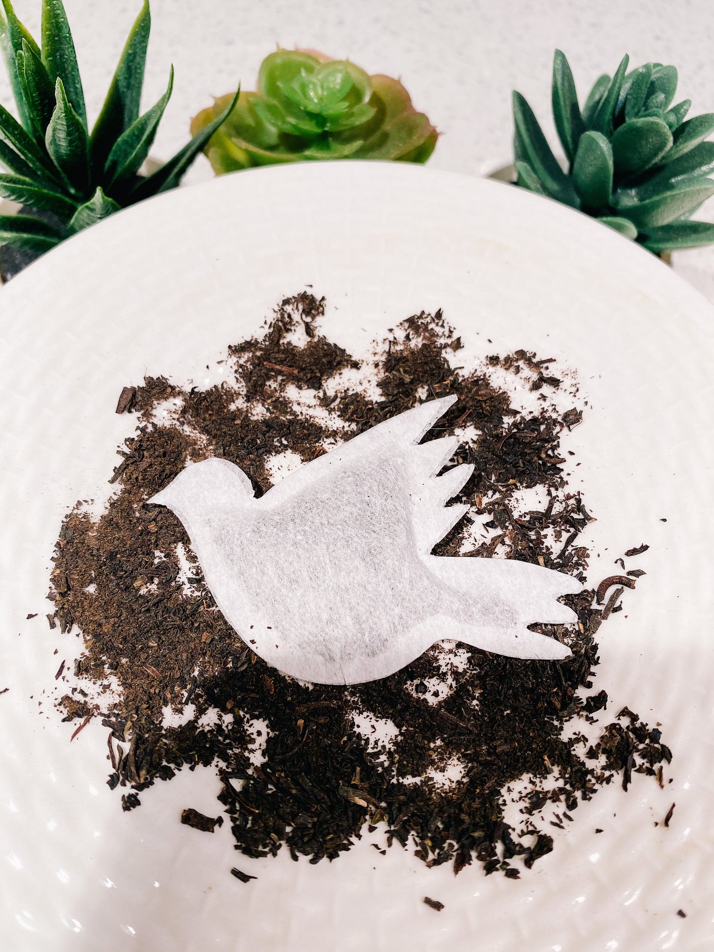 Dove Shaped Tea Bags