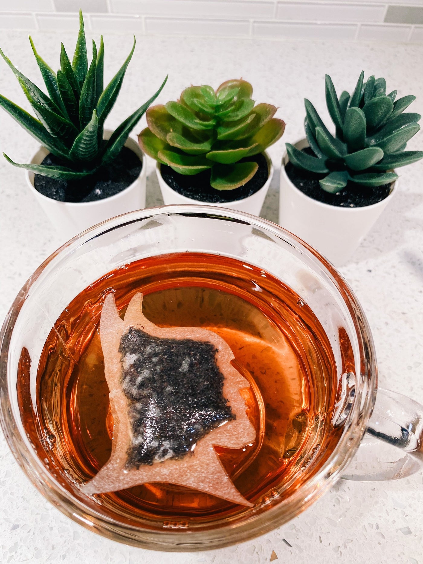 tea bags for succulents Batman Shaped Tea Bags