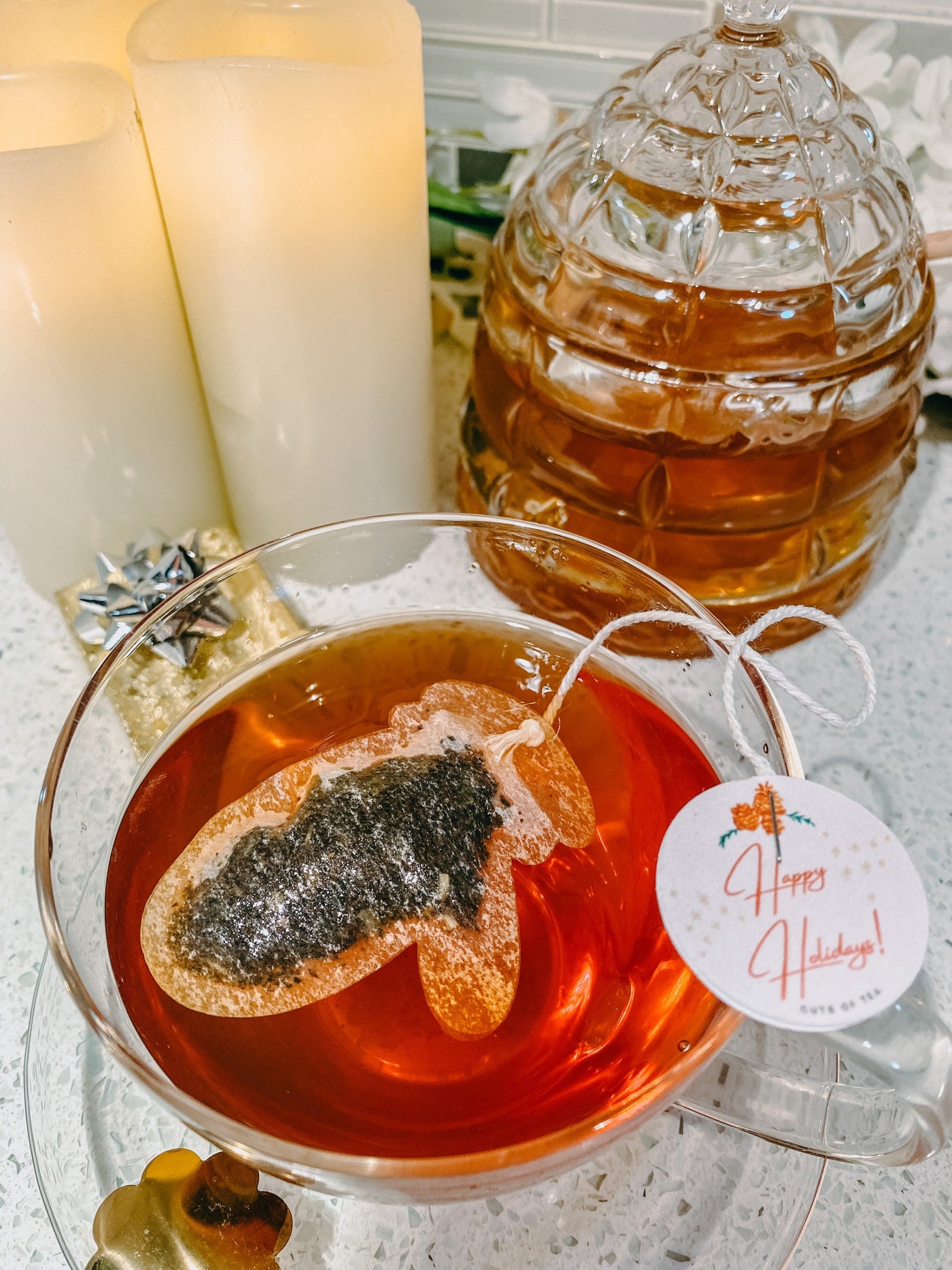 Mitten Happy Holidays Tea Bags