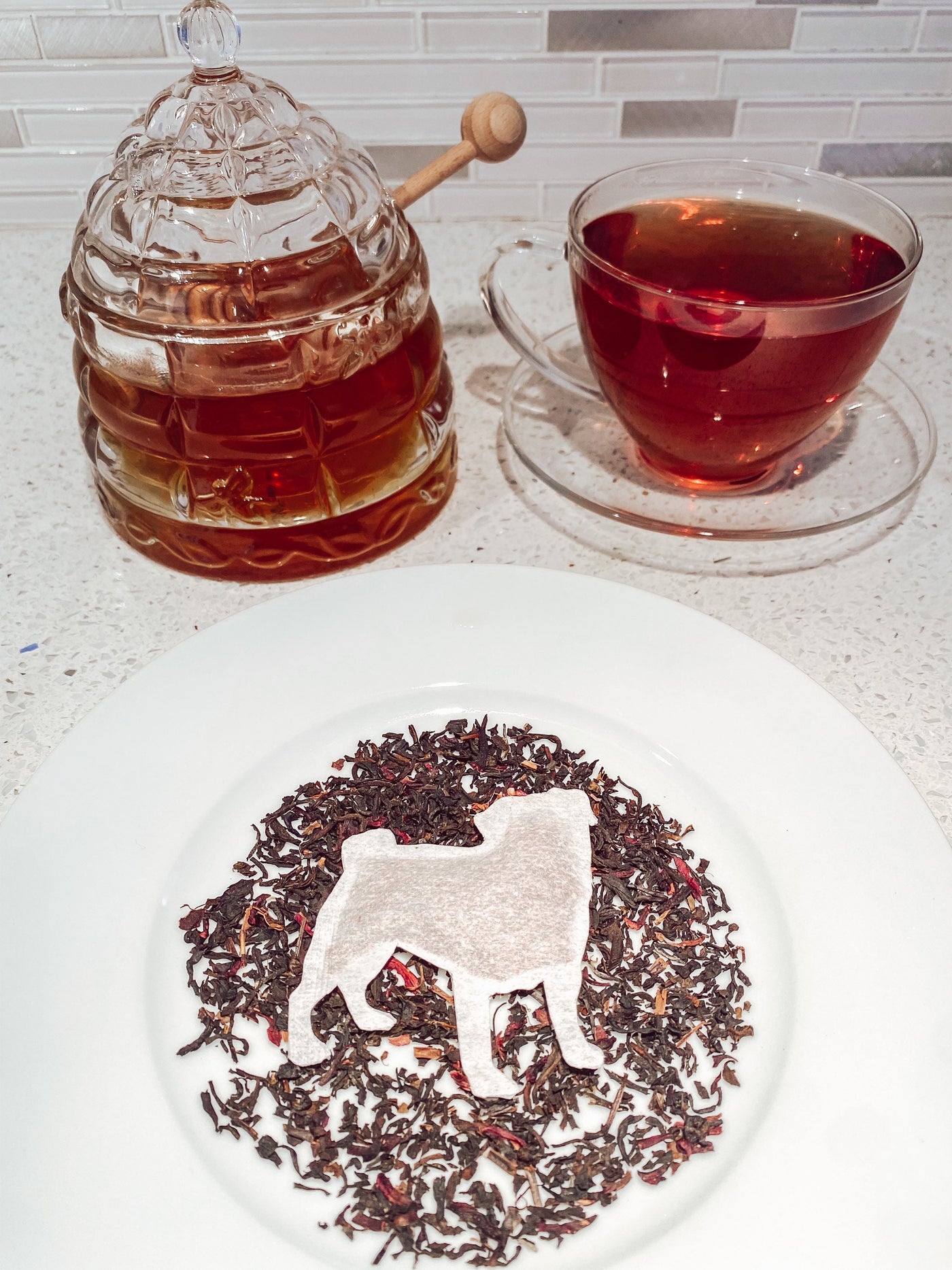 Pug Dog Lovers | Shaped Tea Bags