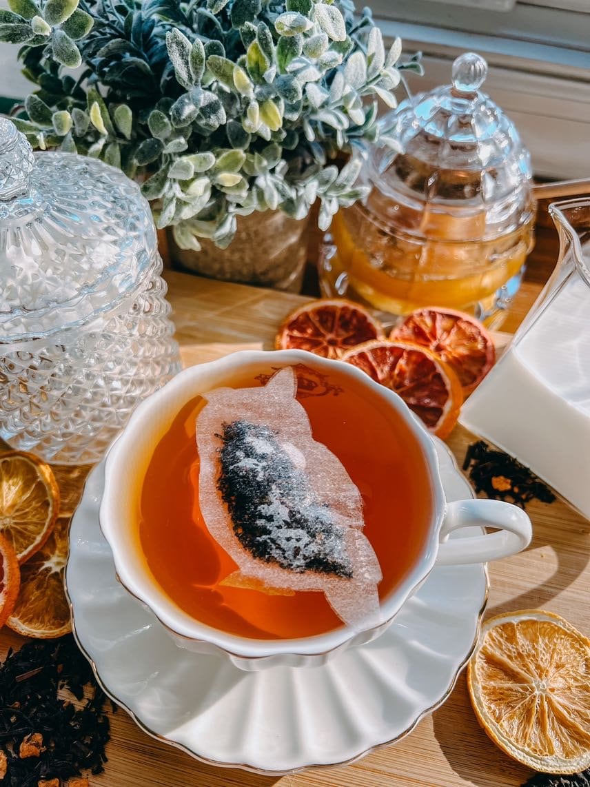 Owl  Shaped Tea Bags