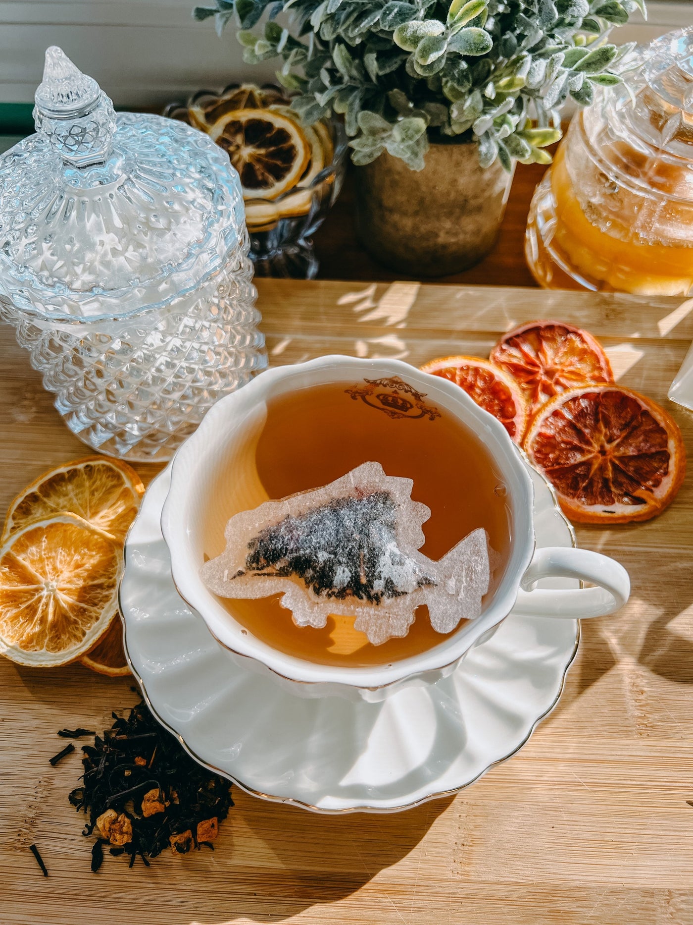 Blinky the Three-Eyed Fish Shaped Tea Bags