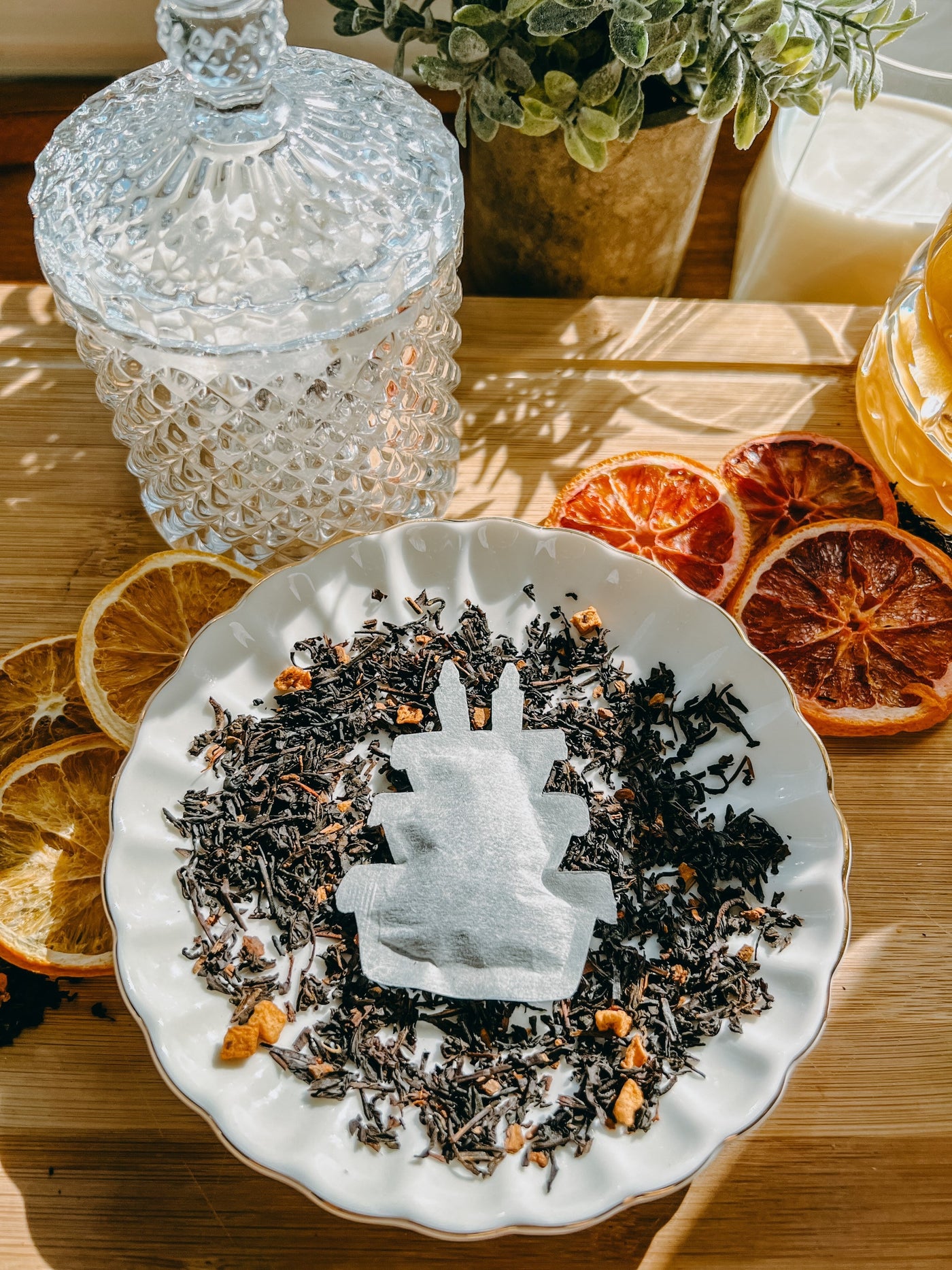 Birthday Cake Shaped Tea Bags