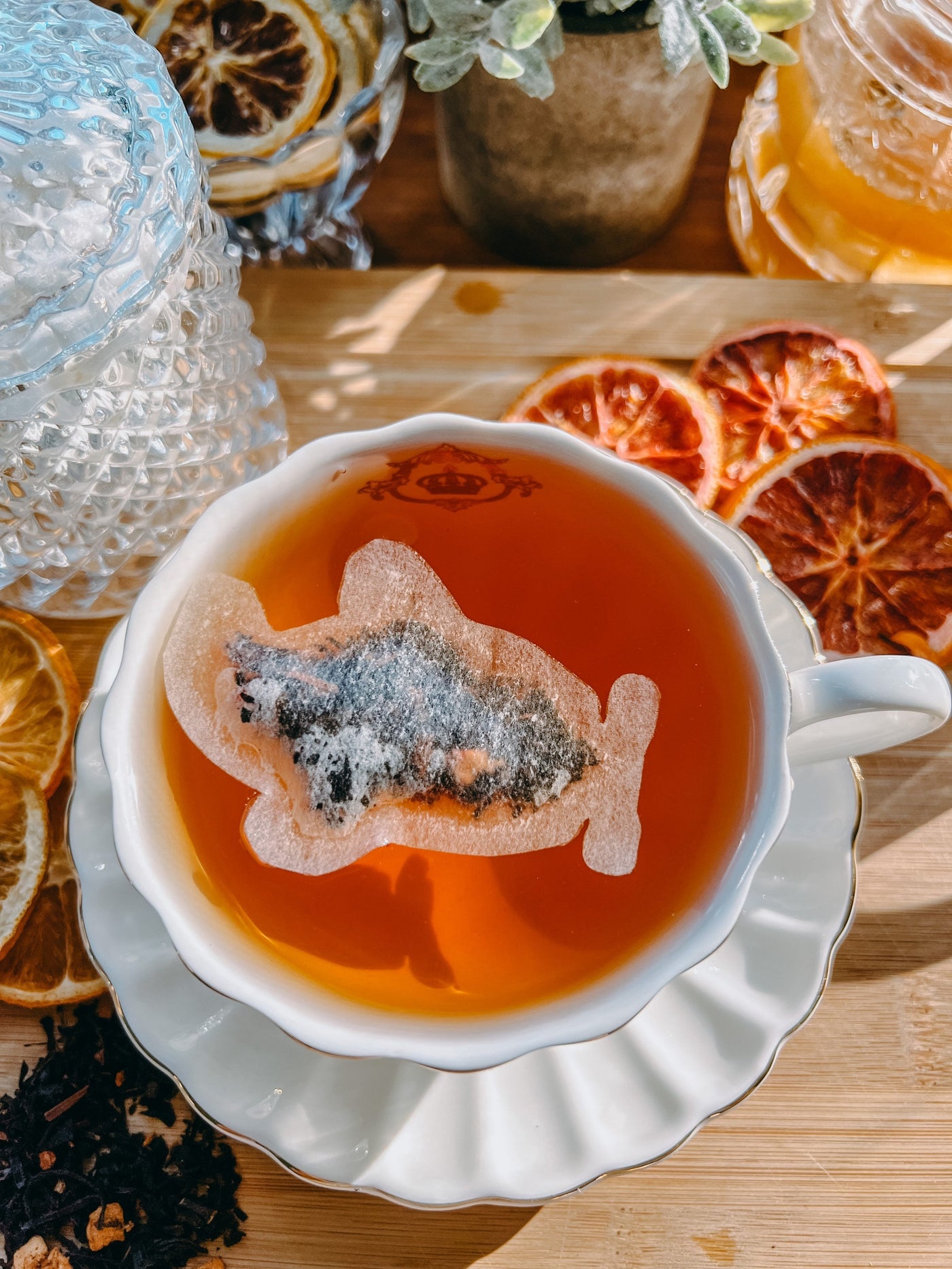 Plane 6 Shaped Tea Bags