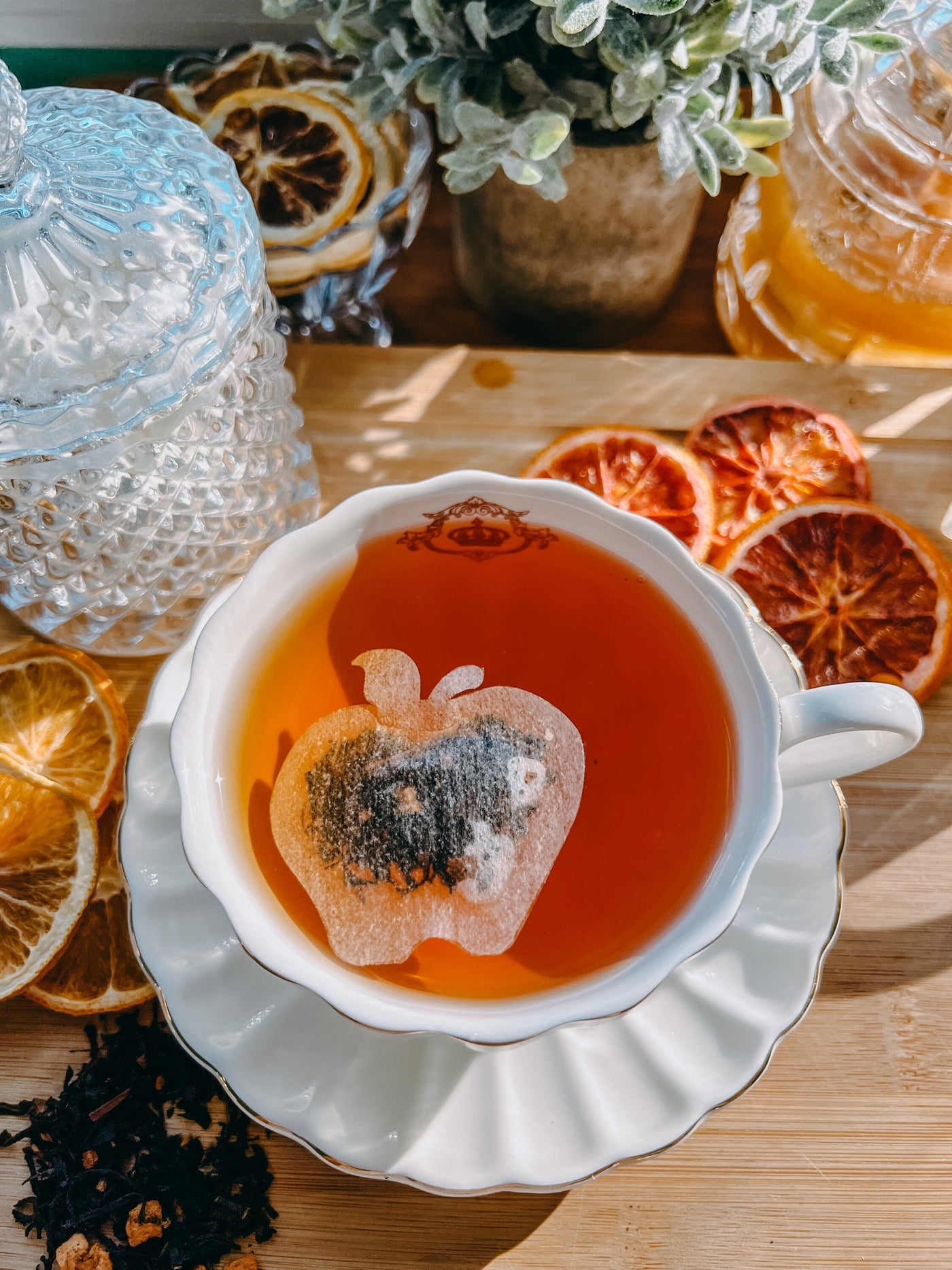 Apple Shaped Tea Bags