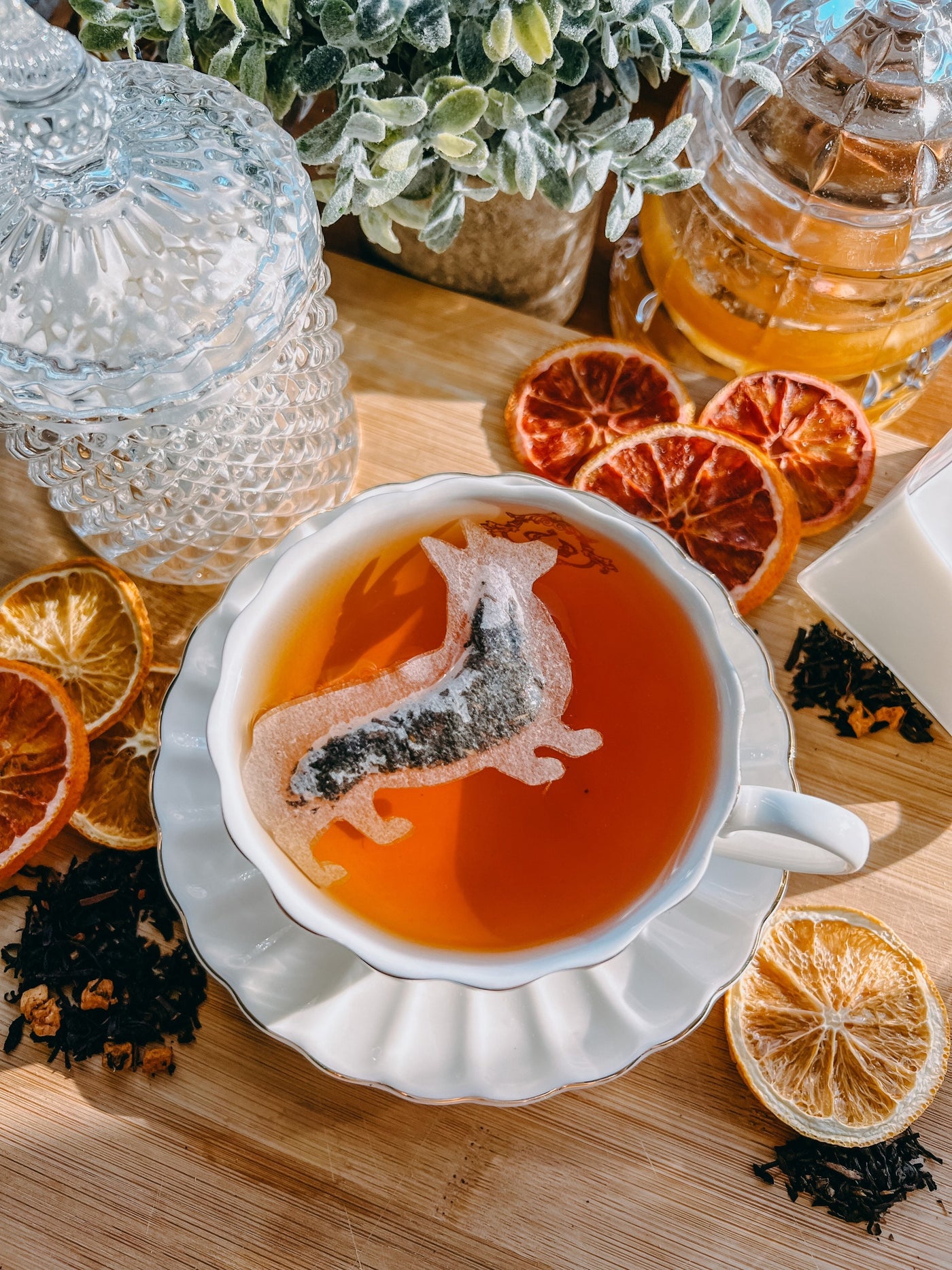 Corgi Shaped Tea Bags