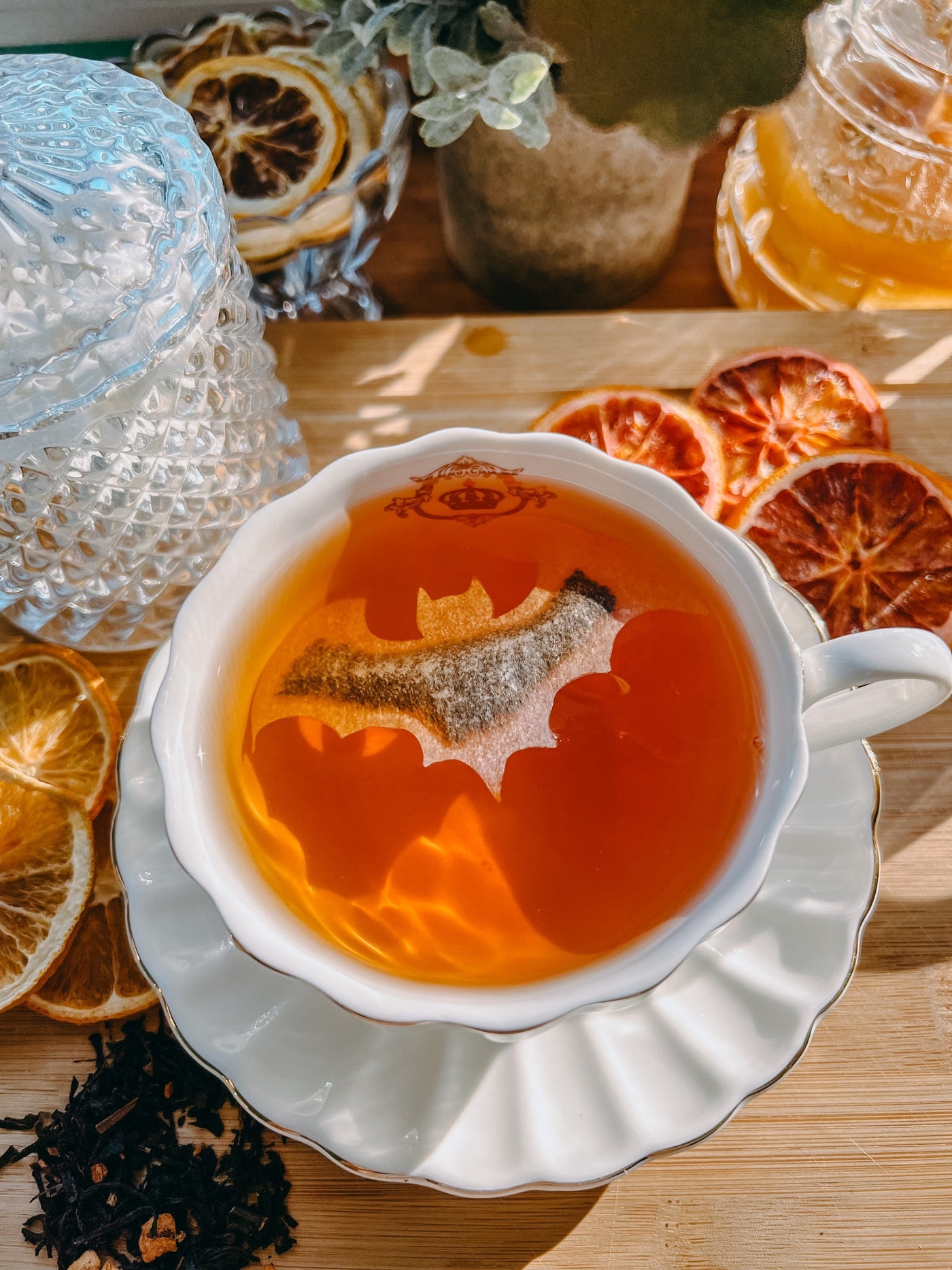 Bat Shaped Tea Bags