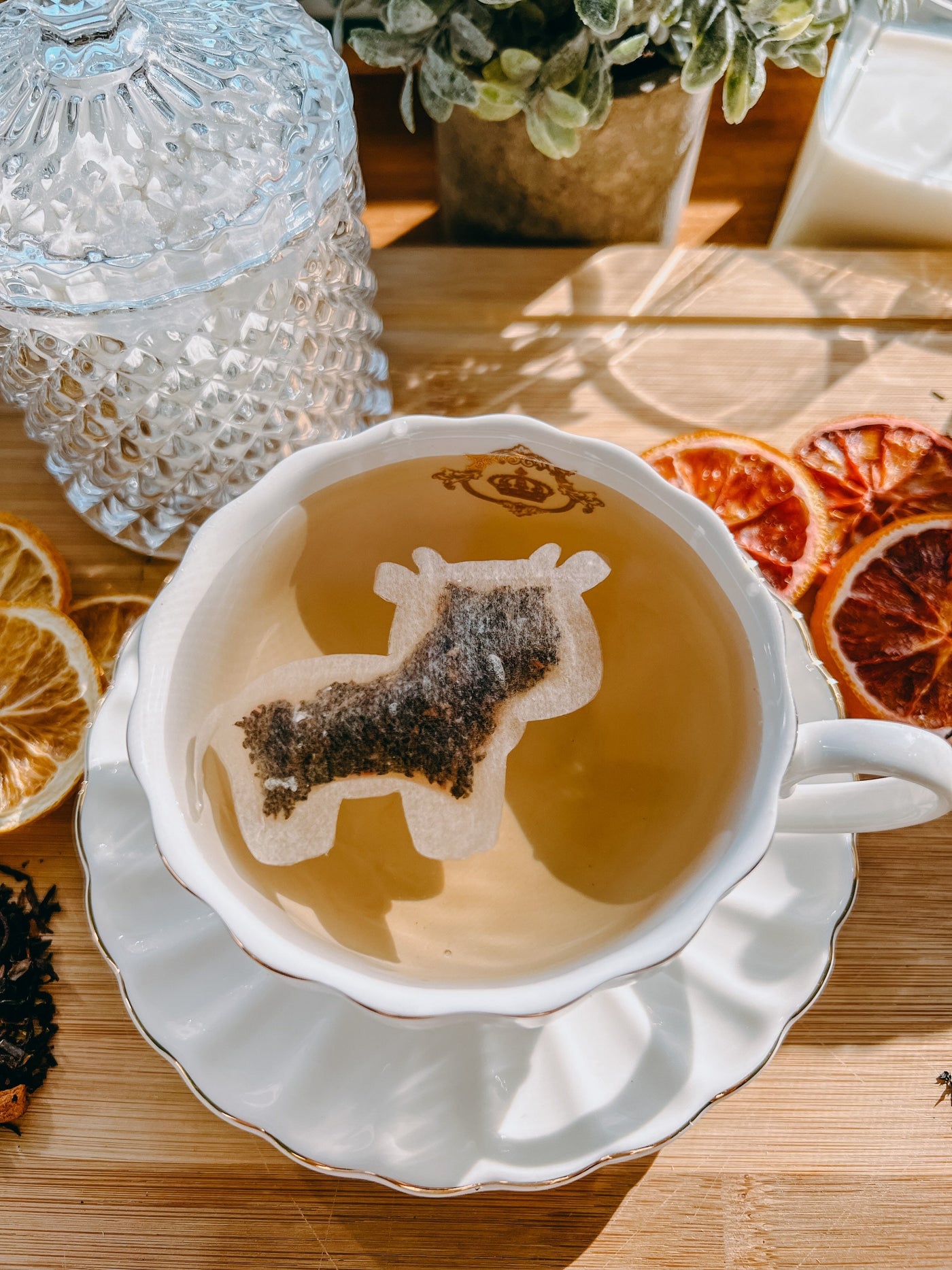 Cow Cute Shaped Tea Bag