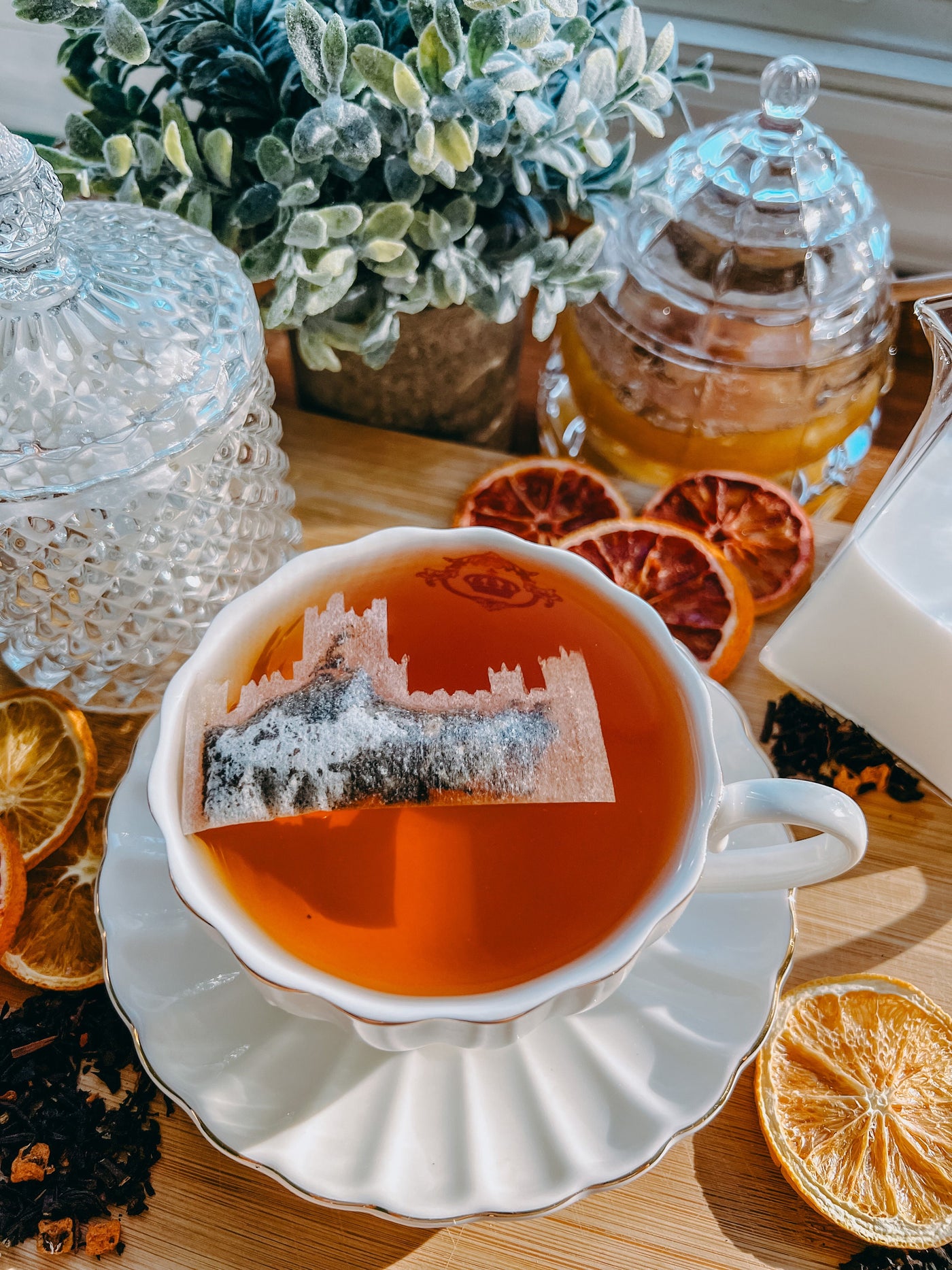 Downton Abbey Castle Shaped Tea Bags