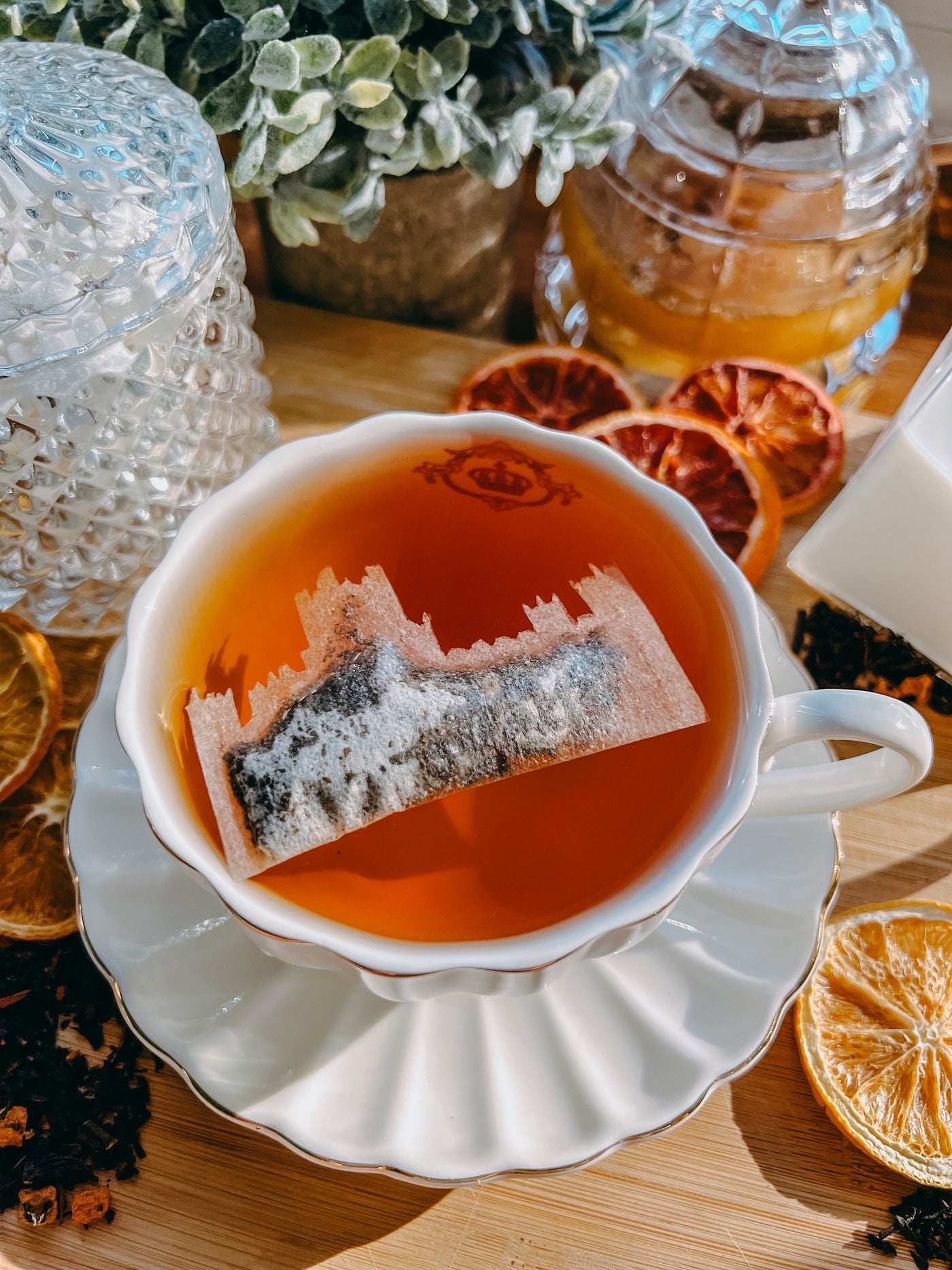 Downton Abbey Castle Shaped Tea Bags