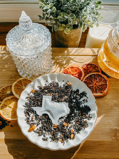 Texas Shaped Tea Bag