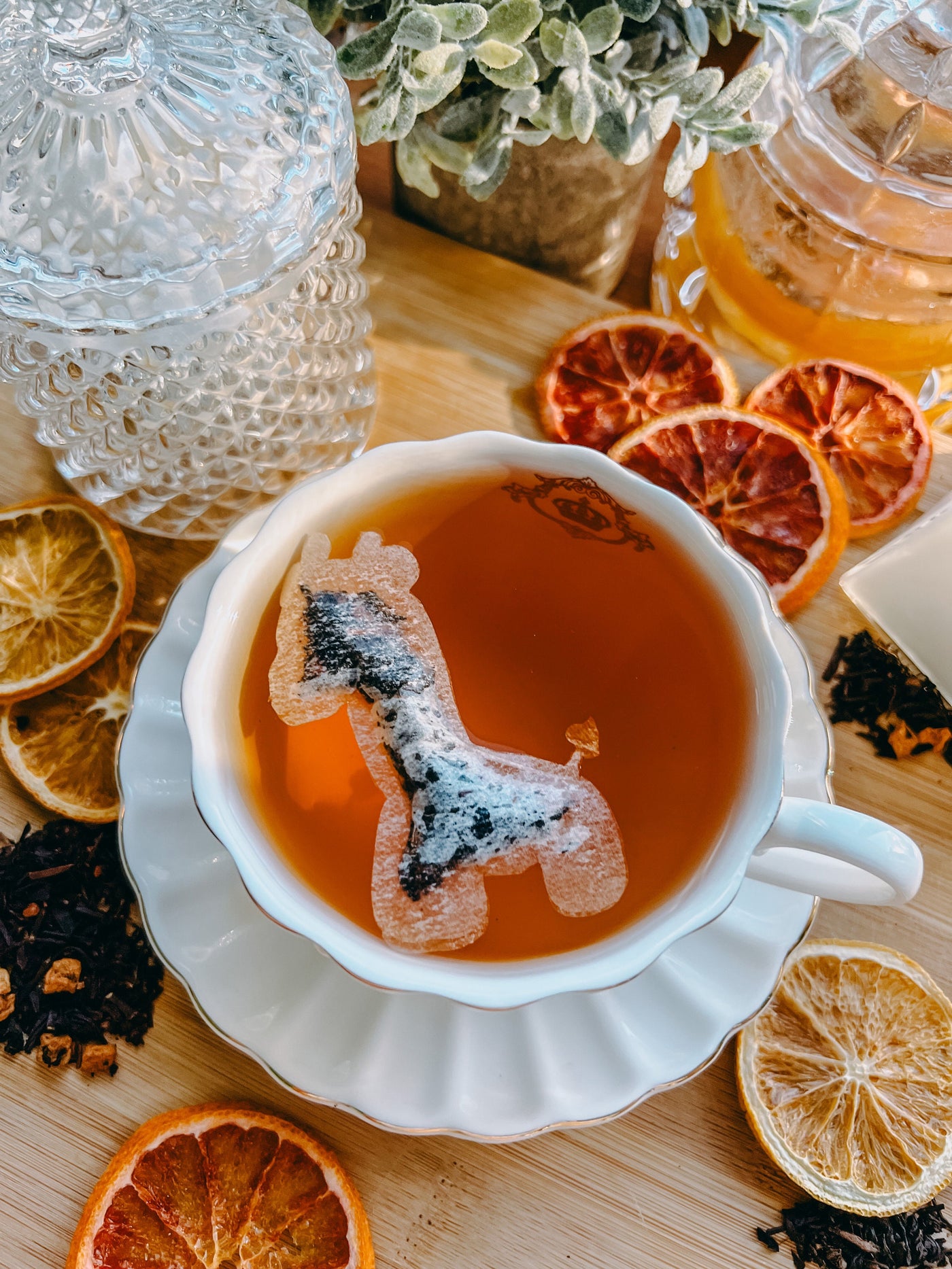 Giraffe Shaped Tea Bags