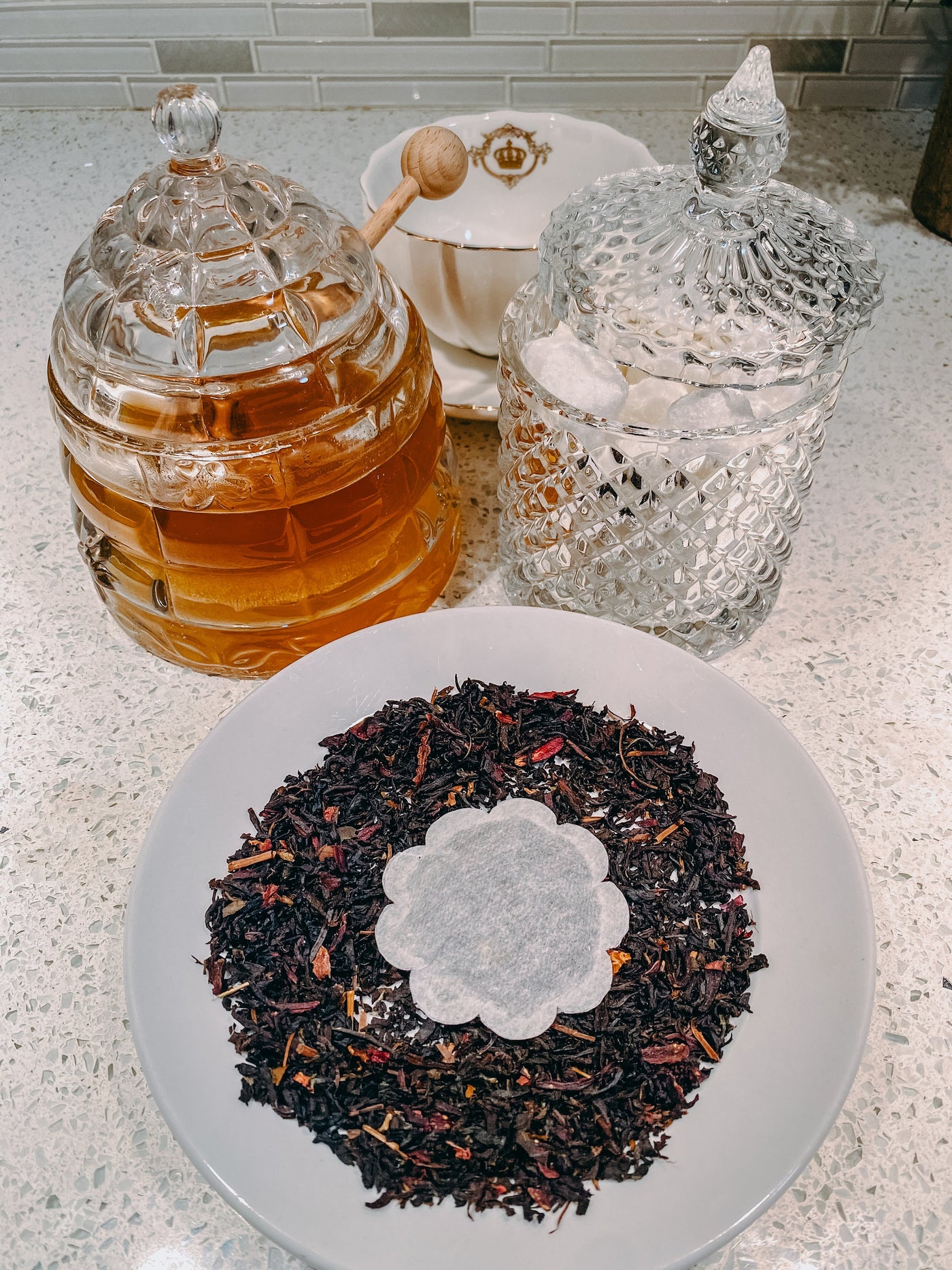 Flower Shaped Tea Bags